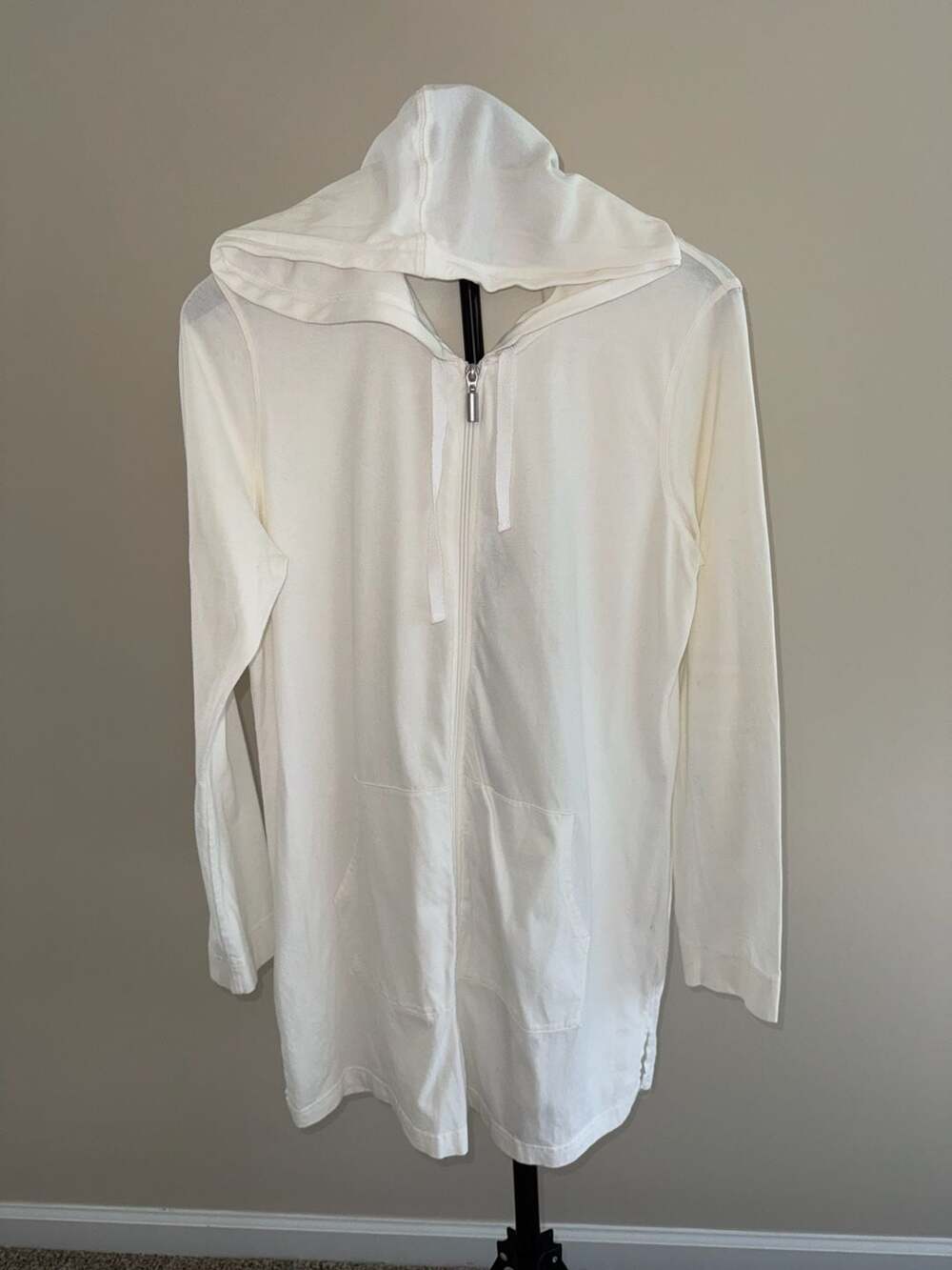 Croft & Barrow Women's Hooded Zip-Up Cover-Up Jacket